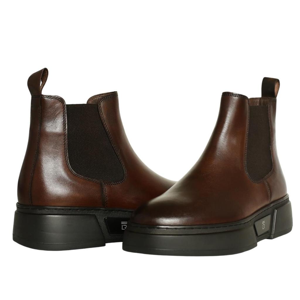 Мужские зимние ботильоны из натуральной кожи