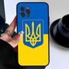 Чехол для телефона с флагом Украины для iPhone 17 16 14 15 13 12 11 Pro Max Plus Силиконовый мягкий чехол