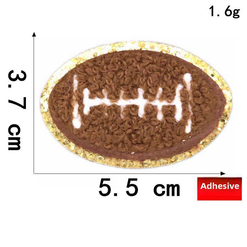 Вышитая нашивка из синели Jianxing Sports для футбола, баскетбола, регби и бейсбола