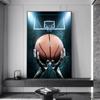 Холст постеры с баскетболистом трансформирует баскетбольную мечту, принты, настенные художественные картины для гостиной, украшения для дома