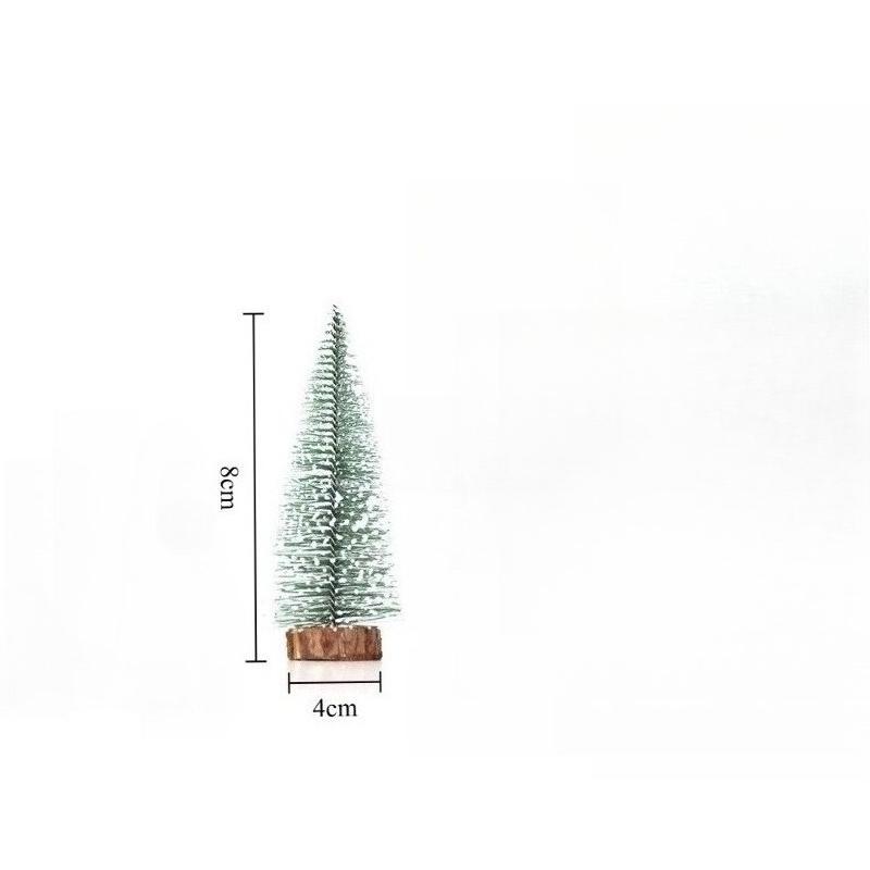 1PCS 6/8/10/15cm Christmas Tree New Year's Decoration Products Mini Christmas Tree Fake Pine Tree Christmas Decoration