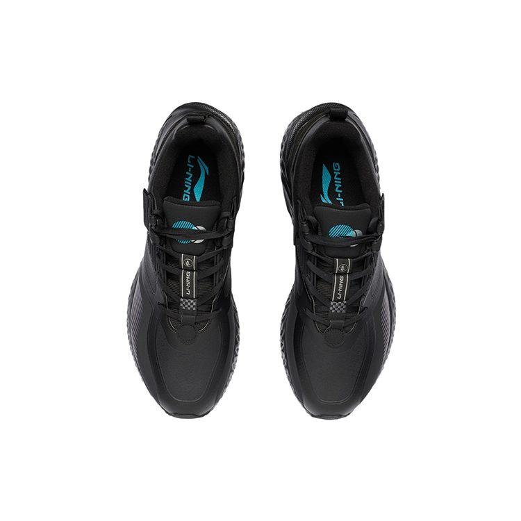 Мужские низкие беговые кроссовки Li Ning Черные AGLR233-3