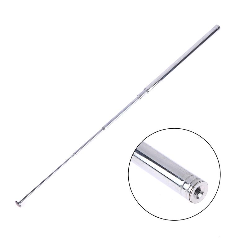 1Pc 140 Cm 10 Section Telescopic Antenna Fm Am Aadio