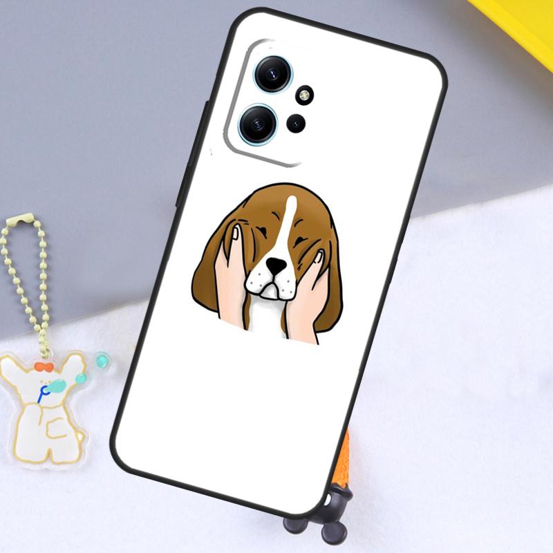 Смешной мультяшный чехол для собаки породы Бигль Для Xiaomi Redmi Note 13 14 9 10 11 12 15 Pro Plus Чехол Для Redmi 13C 15 C 12C 14C 10C