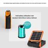 90° Folding Camping Fan with LED Light 5200mAh Portable Tent Fan Outdoor Solar Fan  Picnic Trip