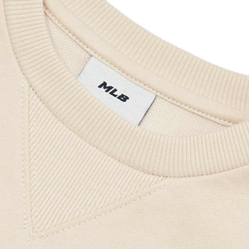 New MLB Sweatshirt Wappen Light Beige Kids' 7AMTH0124-50BGL