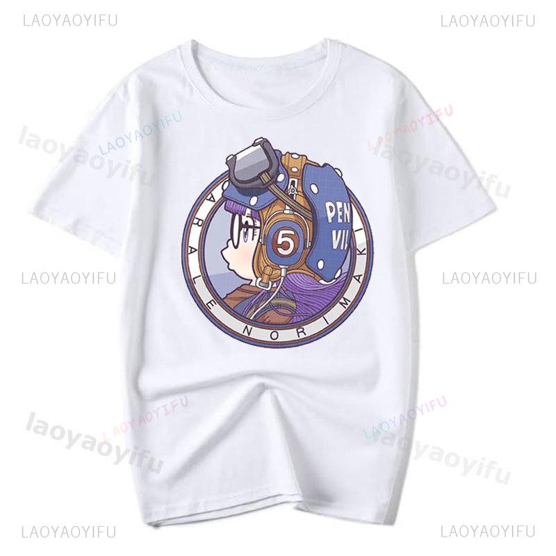 Arale Dr Slump Japanese Unisexga Cartoon Printed Crewneck Tshirt Cute Girls Summer Fun Ladies Short Sleeve Stylish Casual Top