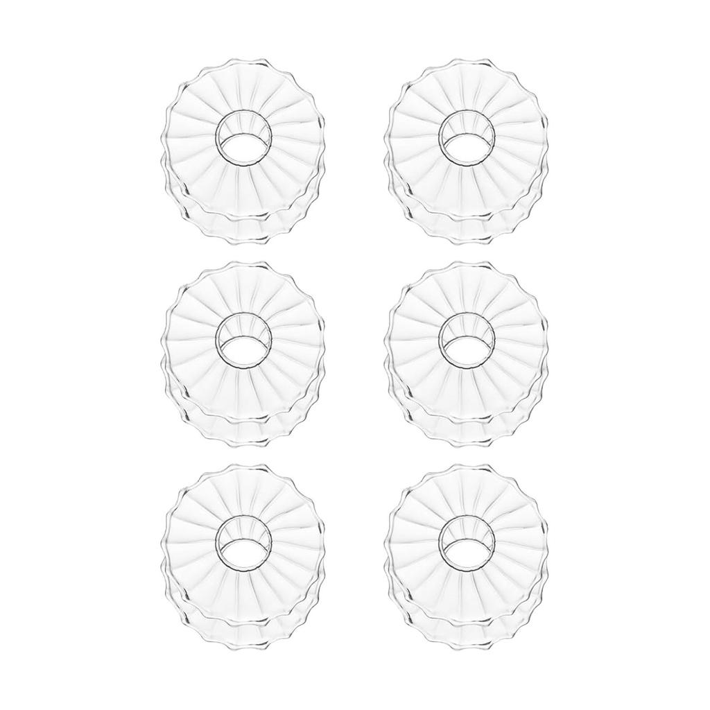 6 шт. Защитные кольца от капающего воска, Кольца-уловители, Подставка для подсвечников, Диск-каплеуловитель