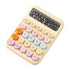 Mechanical Calculator 12 Digit Large LCD Display Big Round Button Cute Candy Colored Calculator