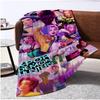 Flannel Digital Printed Blanket Conditioning Blanket Sofa Blanket Girl Gift