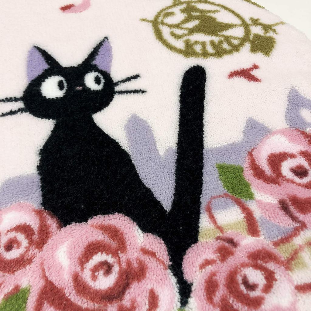 Senko Delivery Service Toilet Jiji and Date Toilet Lid for Standard Toilet Character 37176 Kiki's Supplies, Cover, O/U, Seats, Pink, Jiji, Cat,