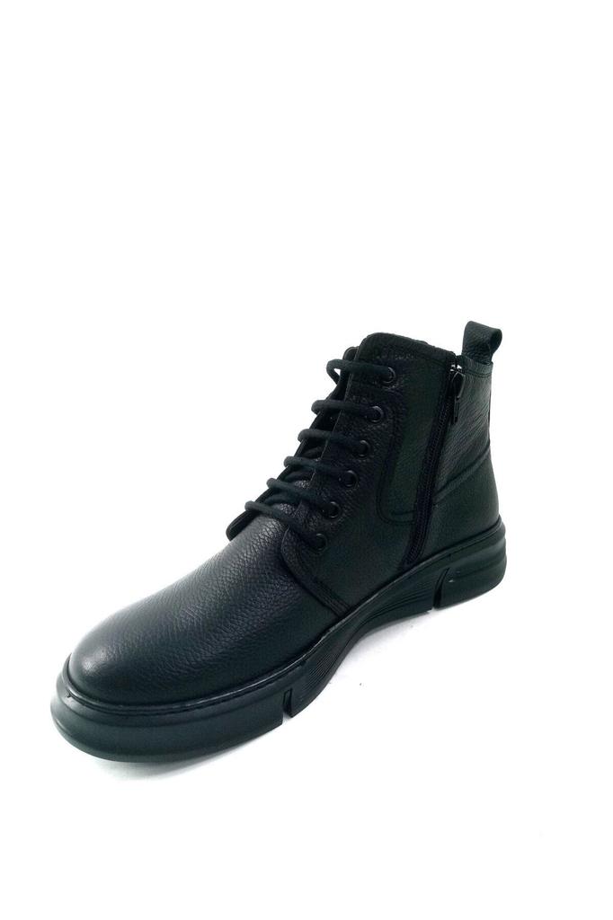Мужские модные ботинки из натуральной кожи на плоской подошве, черные топсайдеры