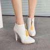 Women's High-heeled Short Boots, Versatile Slim Heeled Tassel Boots, New Autumn and Winter Oversized Boots