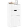 VidaXL Sideboard with Drawers ODDA White 40x24x79 Cm Solid Pine Wood, Cabinet, Buffet, Kitchen Storage Furniture, 4103598