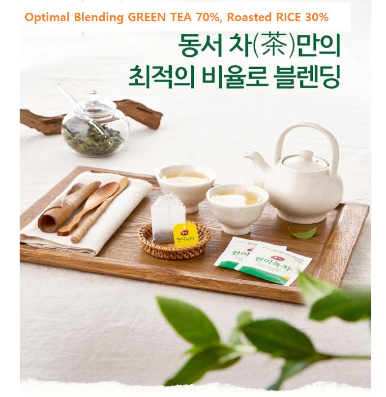 Korean DONGSUH Brown Rice Green Tea 100 Tea Bags (1.5g X100t)