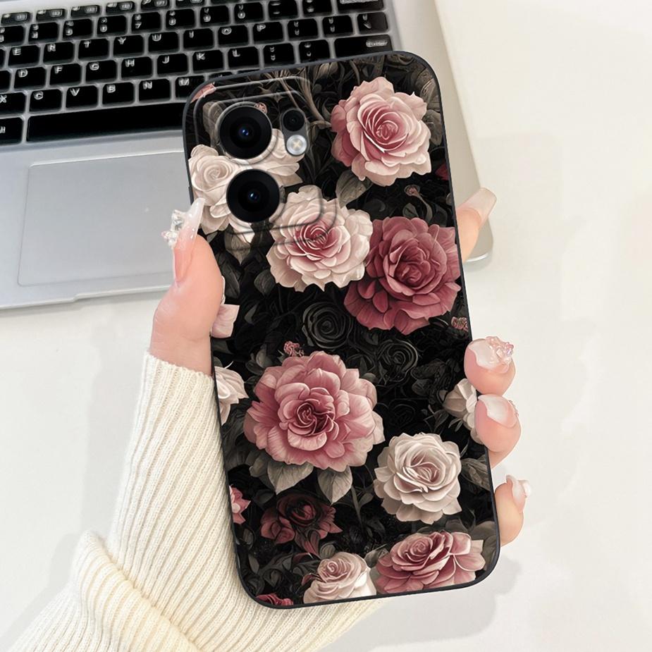 Чехол для Oppo Reno 13F 5G Reno13 FS CPH2699 Милый Кот Клетка Чехол Мягкий ТПУ Чехлы для Телефона Для Oppo Reno13 F 4G Reno13F Fundas