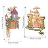 Retro Dreamy Fairy Tale Castle Brooch Elegant Suit Collar Pin Unique Enamel Brooches  Daily