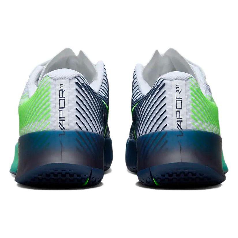Nike Кроссовки Court Air Zoom Vapor 11 HC White Green Strike Navy мужские DR6966-103