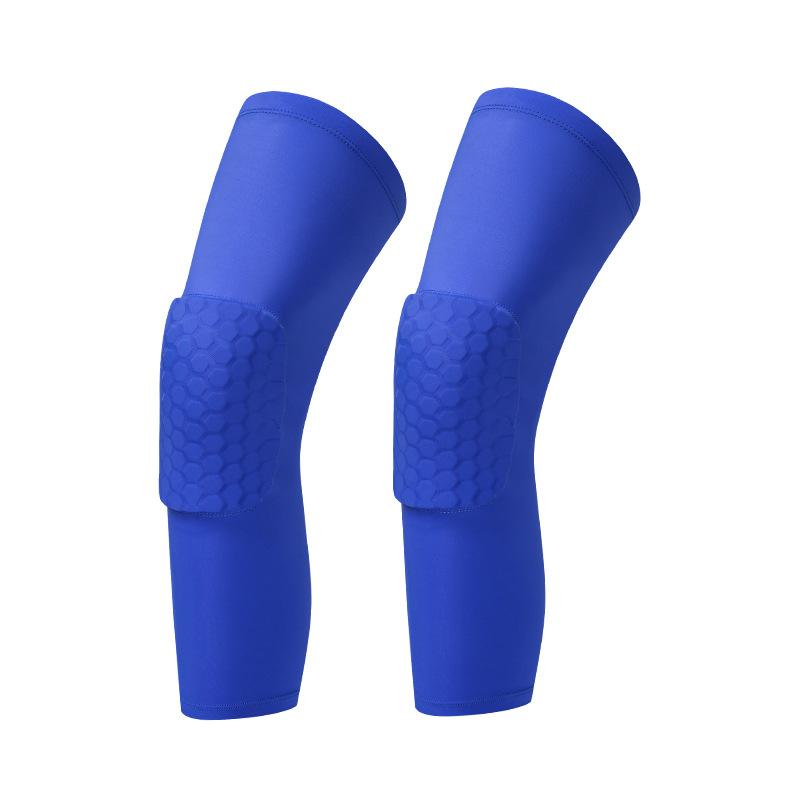 Flexible Polyester Honeycomb Knee Pads Leg Guards Anti-Collision Sports Protection for Basketball Soccer Running Fitness