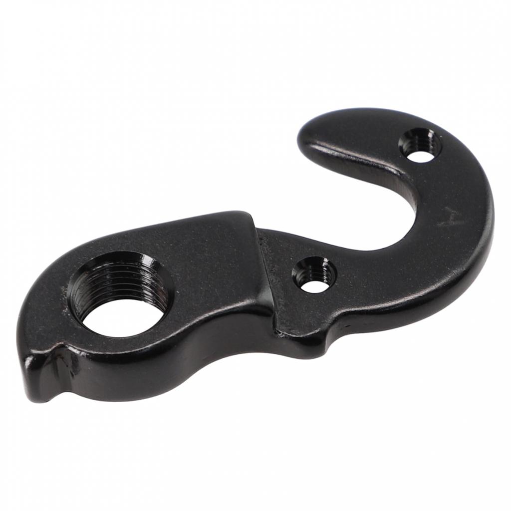 With 2 X Screw Bicycle Tail Hook Accessories Aluminum Alloy Bicycle Black