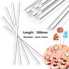 1/3/5 шт. Прозрачные акриловые палочки диаметром 2/3/4/5/6/8/10/12/14 мм, акриловые палочки, круглые пластиковые полоски, палочки для украшения торта для DIY поделок, вечеринок