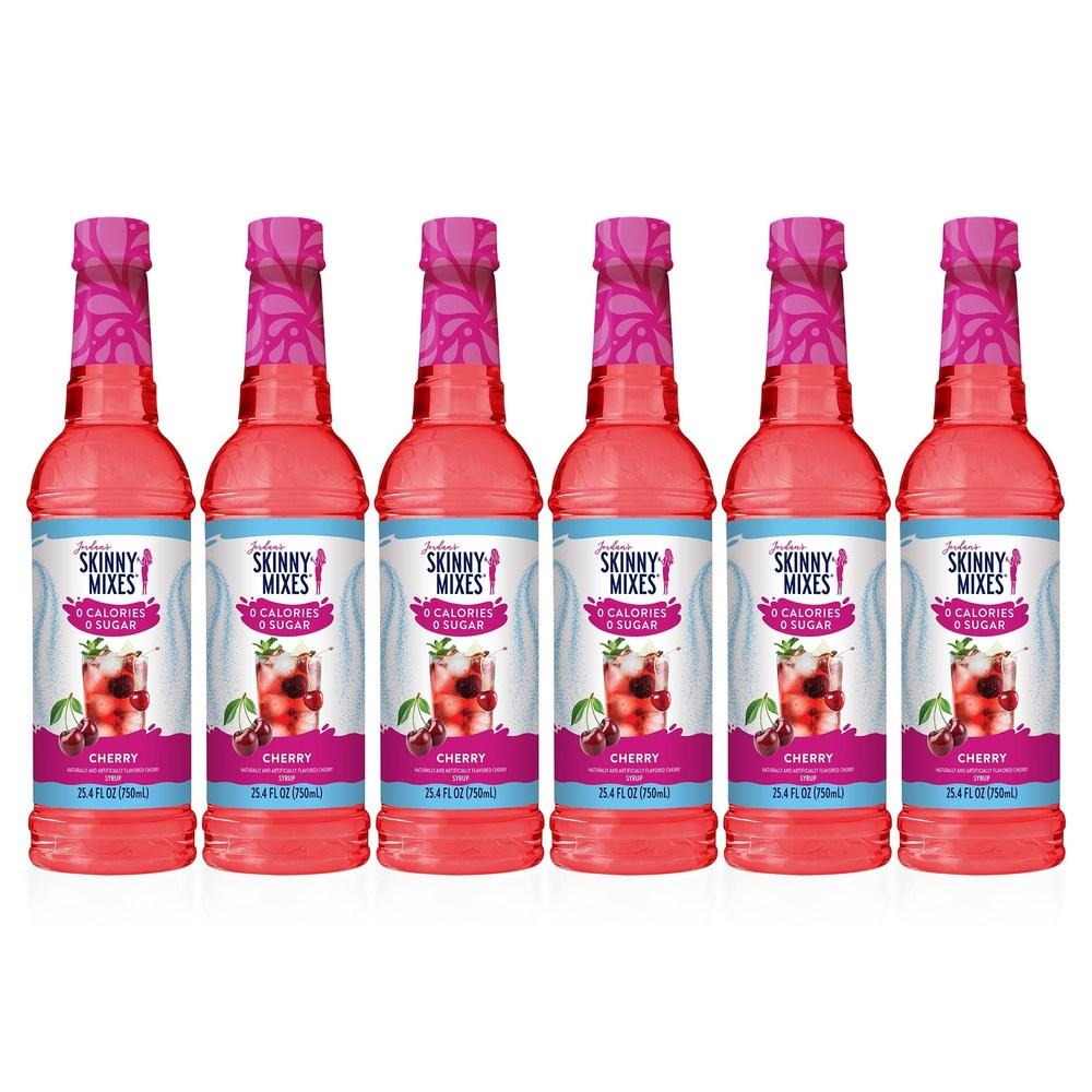 Skinny Mixes Syrup Cherry Flavor Fruit Flavored Water Enhancer Drink Iced