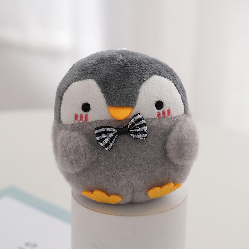 Cute Crystal Super Soft Penguin Plush Keychain Doll For Fashion Bags