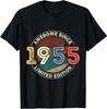 Vintage 70 Birthday Decorations Men 70yr 1955 70th Birthday T-Shirt
