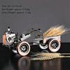 Vintage Metal Motorcycle Figurine, Electroplated Decorative Accent for Home Decor, Man Cave, Desk
