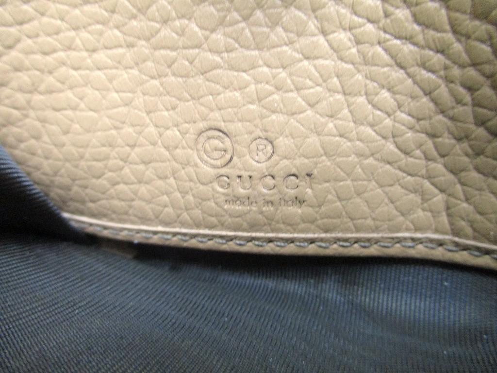 Оригинальный длинный кошелек GUCCI Interlocking G из черной кожи на круговой молнии #a846 Восстановленный