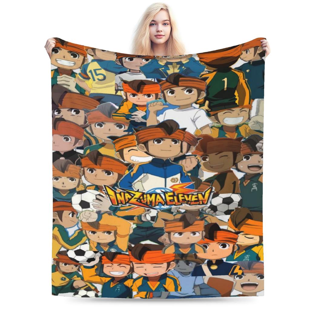 Stylish Inazuma Eleven: Victory Road Blanket Super Soft Flannel  Comfortable Throw Blankets Machine Washable