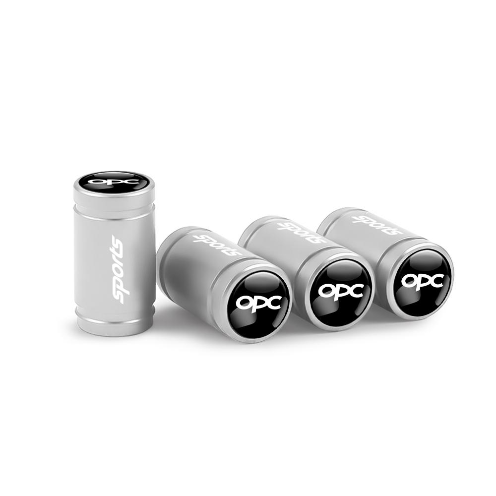 4Pcs Car Styling Wheel Tyre Valve Cap Stem Cover Auto Exterior Accessories For Opel OPC Astra Vectra Corsa Zafira Insignia Mokka