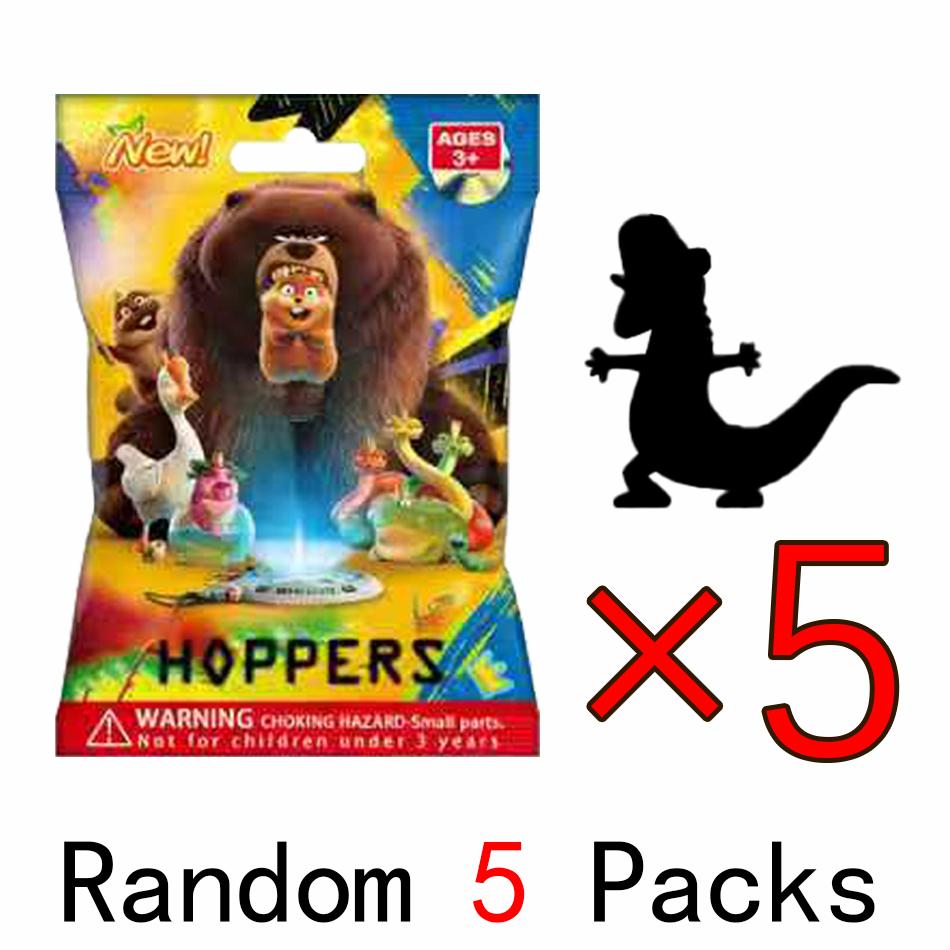 New 2026 Movie Hoppers Beavers Series Figure Baged Figurine Toy Desk Decoration Statues Ornament Halloween Christmas Kid Gifts
