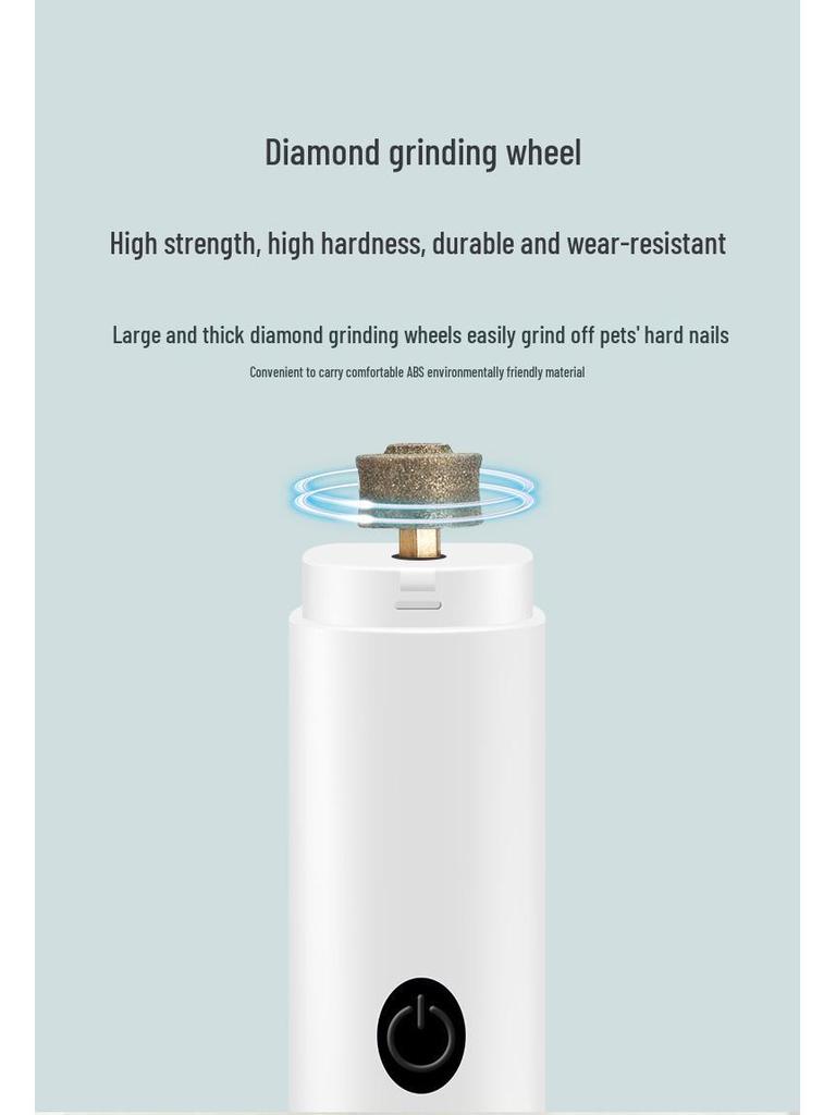 Автоматическая аккумуляторная USB машинка для стрижки когтей питомцев со светом - для собак и кошек