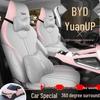 Всесезонные чехлы на сиденья автомобиля BYD Yuan UP из кожи для пятиместных моделей