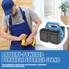 4-слотный держатель для аккумуляторов Makita 18V и 14.4V Портативный и прочный кейс для хранения аккумуляторов Ручка в комплекте для электрика и плотника