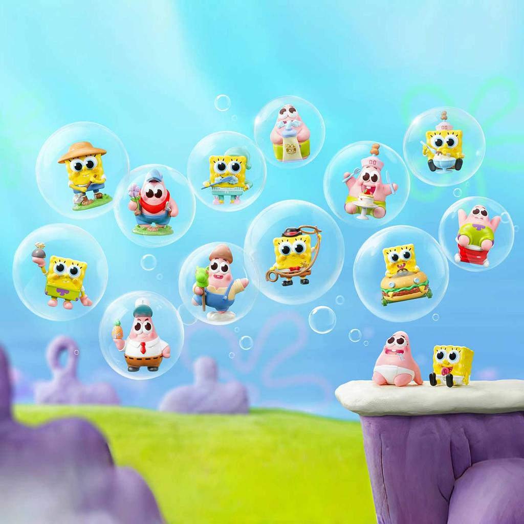POP MART Фигурки Губки Боба Серия «Лучшие друзья» Блайндбокс