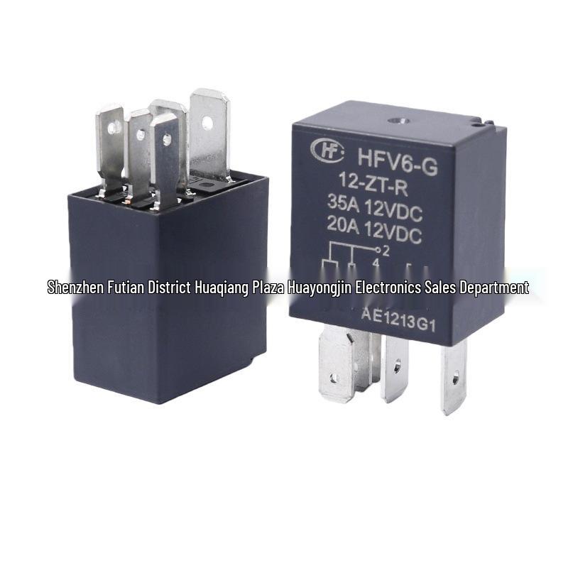 Реле Hongfa HFV6-G/12-HT-R 35А - 12В 4/5-контактное автомобильное реле