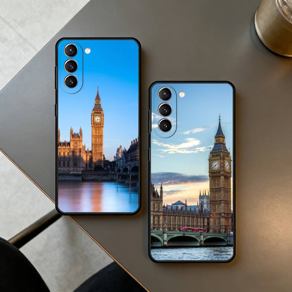 L-Лондон B-Большой B-Бен Чехол для Samsung Galaxy S21 S25 FE S24 S23 Ultra S20 S9 S22 Plus S10 ТПУ Чехол