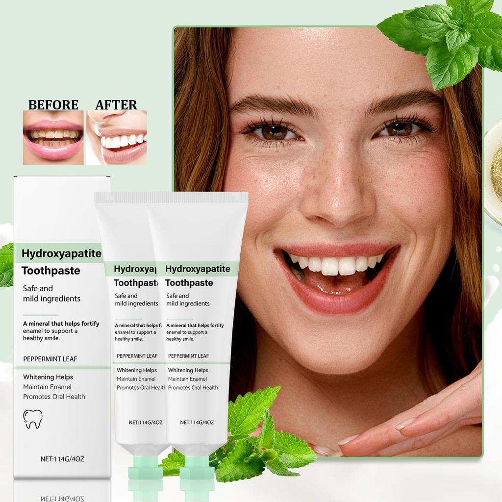 Зубная паста без фтора, наногидроксиапатит, зубная паста, свежее дыхание, пятновыводящая и очищающая зубная паста