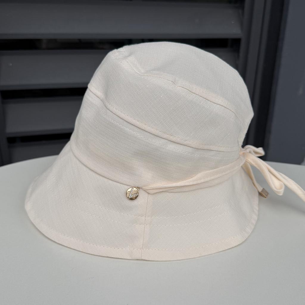 Summer fashion big edge bucket hat women foldable breathable visor simple plain bucket hat