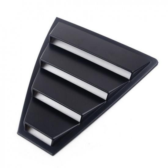 Для Hyundai Elantra 2017- Черный Боковой Вентиляционный Отверстие Заднее Окно Четверть Жалюзи