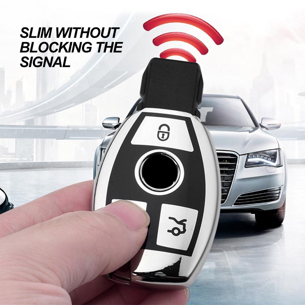Мягкий чехол для дистанционного ключа автомобиля из ТПУ для Mercedes Bnez CLA GLC GLA GLK W203 W210 W211 W204 W176 ABCR Class AMG Аксессуары