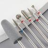 6pcs/set Nail Tools Nail Grinding Head for Removing Acrylic Cuticle Polishing Bit Nail Files Drill