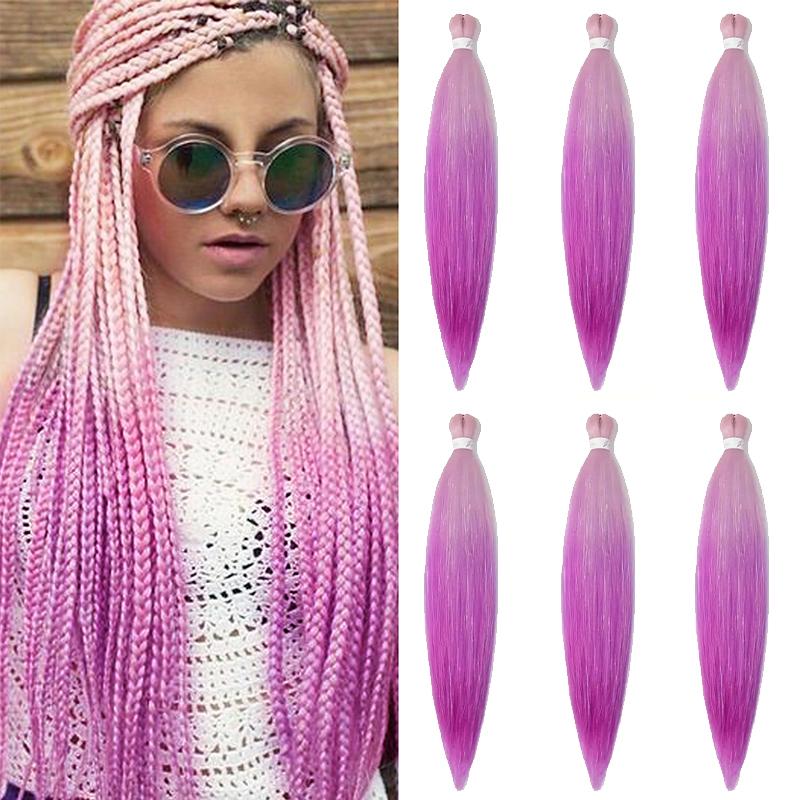 Golden Crochet Long Mixed Braid Wig Color Gradient Wig Synthetic Large Braid Reggae Hip-hop Dirty Braid Braided Hair Braid