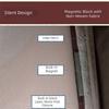 Embroidered Magnetic Screen Door Curtain Well-ventilated Anti Mosquito Net  Bedroom
