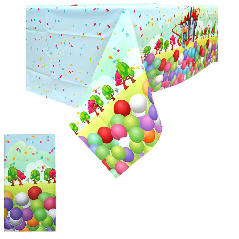 Скатерть ПВХ на тему Хэллоуина и Рождества - Одноразовый декор для вечеринки