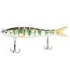 TARUOR 140mm Multi Jointed Swimbait Lifelike 8 Segment Fishing Swimbait Minnow Lures Artificial