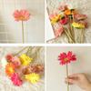 PU Artificial Flowers Wedding INS Style Wedding Fake Flowers Simulated Daisy  Home Decor