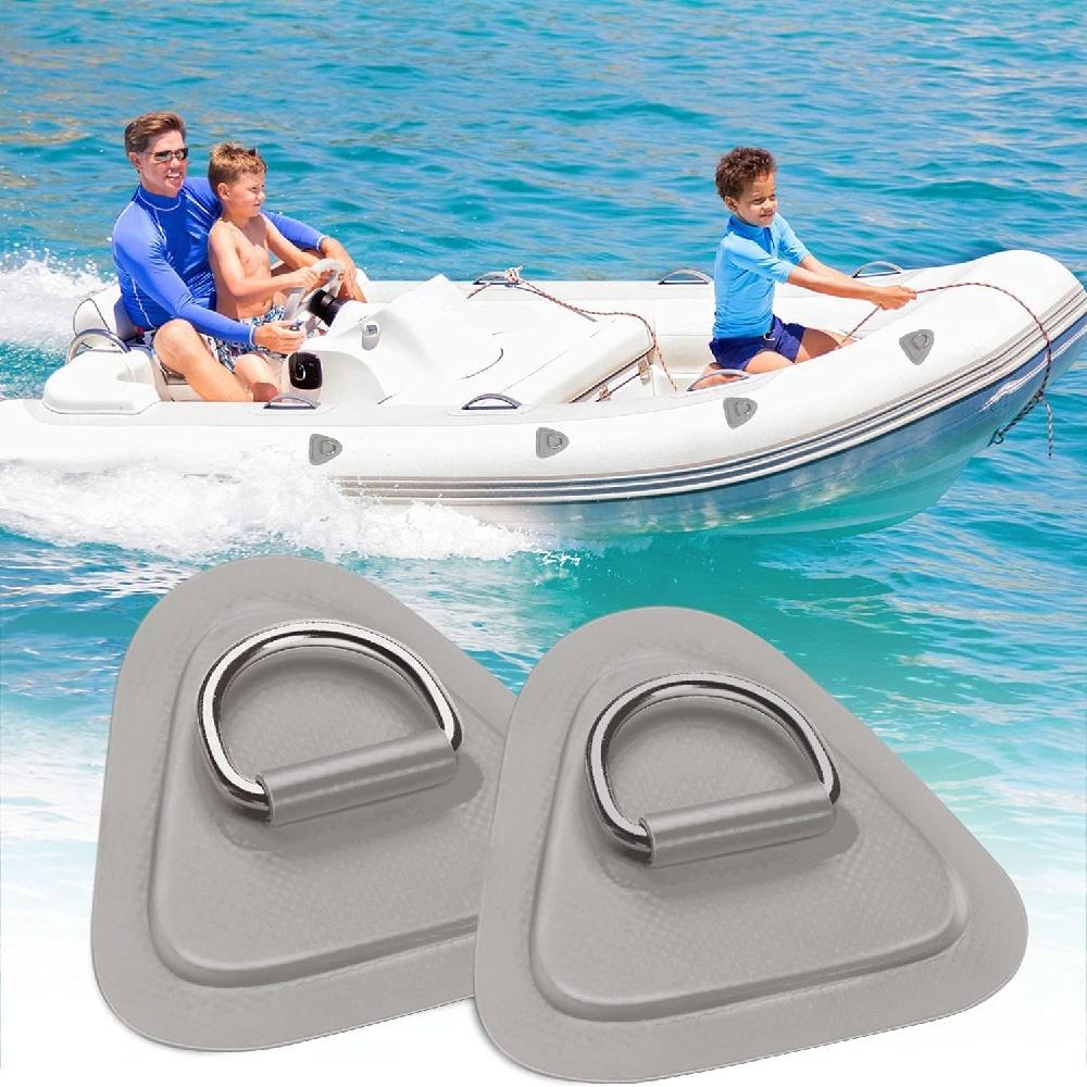 Кольцо D из нержавеющей стали/нашивка с клеем для надувной лодки из ПВХ, плота, лодки, каноэ, каяка, доски для серфинга, SUP, привязки